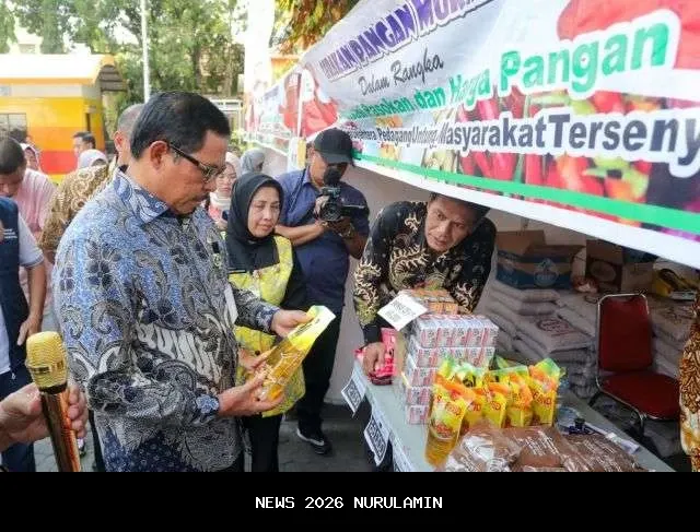 Gerakan Pangan Murah di Empat Lawang, Polsek Ulu Musi Sediakan 10 Ton Beras SPHP Bulog