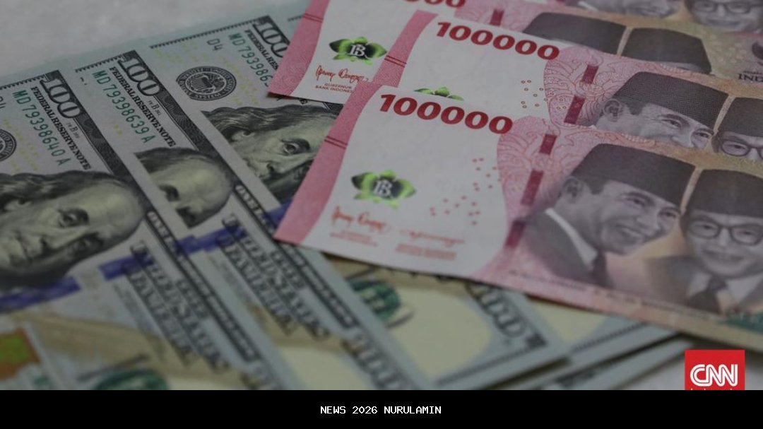 Rupiah Melemah ke Rp16.779 per Dolar AS