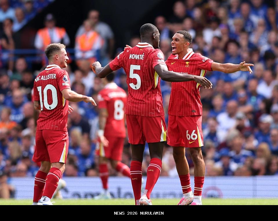 Hasil Brentford 3-2 Liverpool: Arne Slot Torehkan Kekalahan Lagi di Liga Inggris