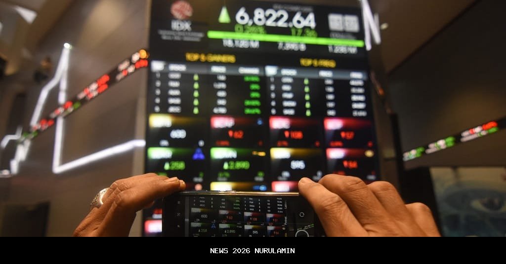 IHSG Naik Sepanjang Hari, 5 Saham Ini Paling Menguntungkan