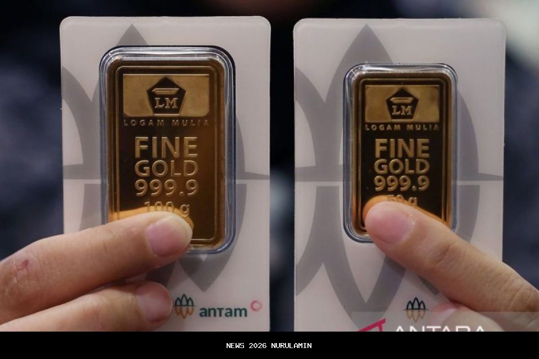 Harga Emas Antam Tembus Rp2,237 Juta per Gram
