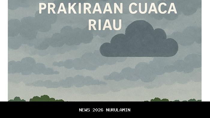 Prakiraan Cuaca Riau 26 Oktober 2025: Hujan Lokal Muncul di Beberapa Wilayah