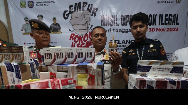 Tangkap 89.360 Batang Rokok Ilegal, Satpol PP dan Bea Cukai Bersinergi