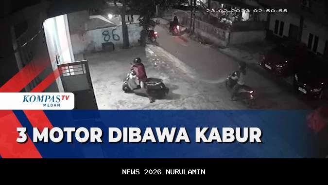 Satu Malam, Dua Pencuri Bawa Kabur 3 Motor Termasuk Motor Kades