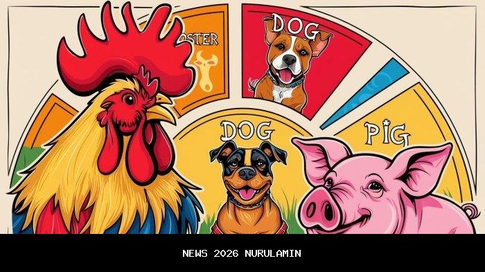 Ramalan Shio Ayam, Anjing, Babi 17 Desember 2025: Cinta hingga Keuangan