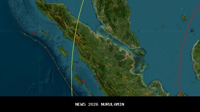 Gempa Magnitudo 3.0 Guncang Sumatra dengan Kedalaman 62 Kilometer