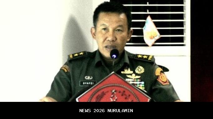 Jejak Karier Letjen TNI Mochamad Syafei Kasno: Komandan Pusterad dan Mantan Pangdam XIV/Hasanuddin