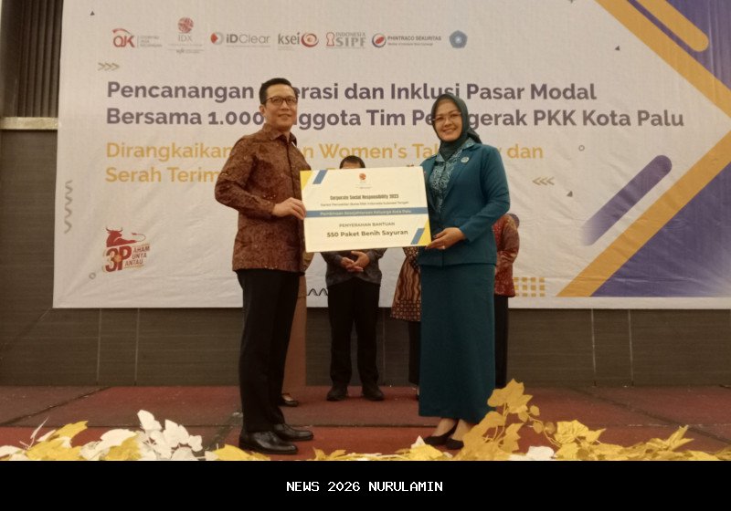 Ajak Warga Kota Palu Investasi di Pasar Modal, Kepala BEI Sulteng: Jangan Tunggu Sisa Gaji