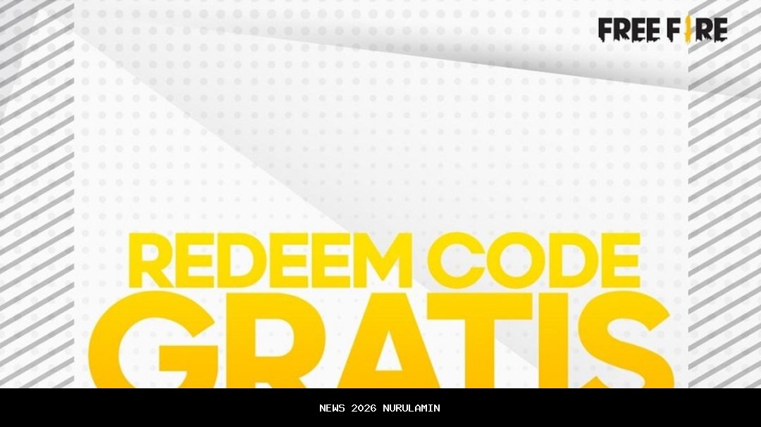 Kode Redeem FF Terbaru 10 November 2025: Masih Aktif 1 Menit Lalu