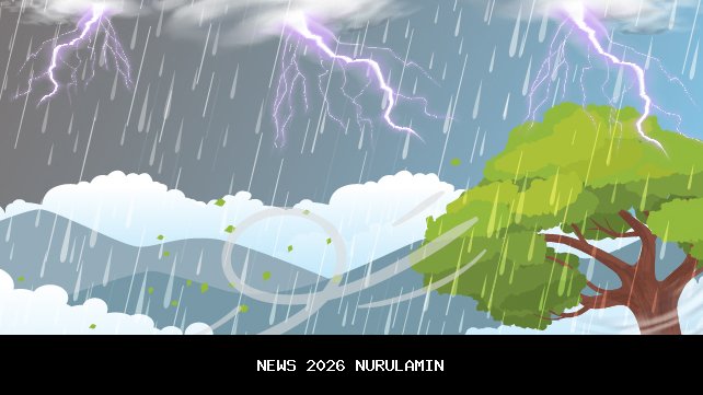 Prakiraan Cuaca Sumsel Hari Ini: Hujan Lebat dan Petir, Waspadai!