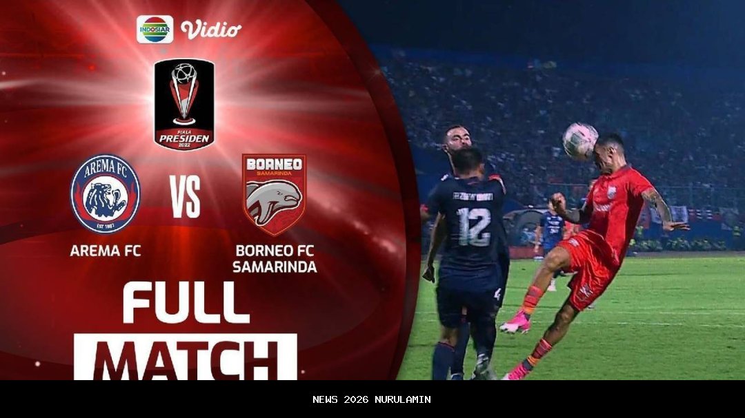 Pertandingan Sengit Arema FC vs Borneo FC Samarinda