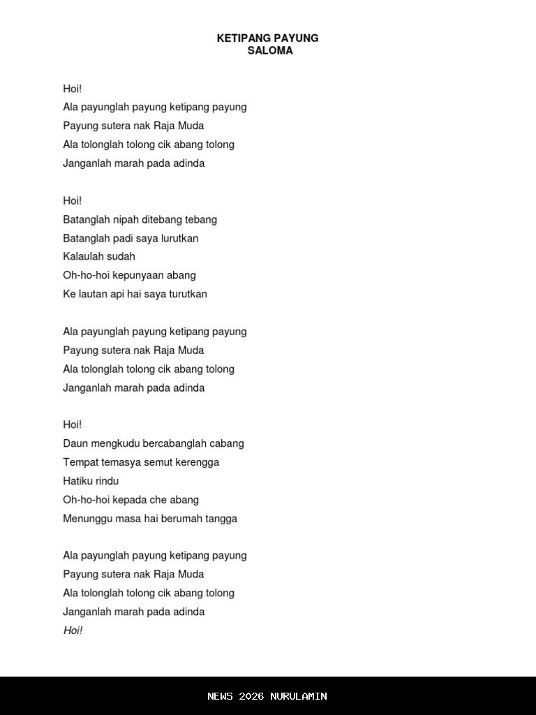 Lirik Lagu Pahothon Padan - Ary Sinaga, Ta Paboa Tu Nasida Holong Ta Pahothon Padanta