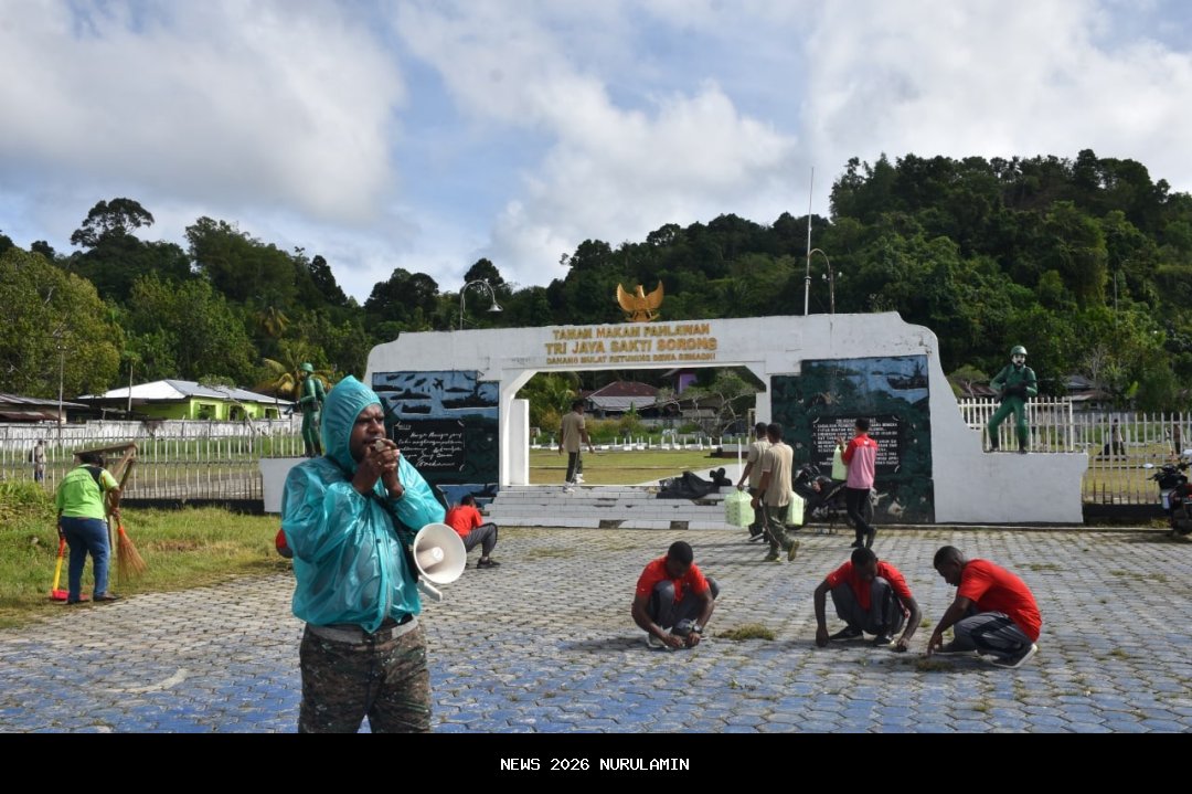 Tiga Hari Berurutan, Kota Sorong Laksanakan Aksi Bersih Sampah di Tiga Titik Strategis