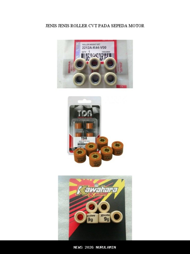 Tarikan Motor Berat? Waspadai Roller CVT yang Mulai Rusak