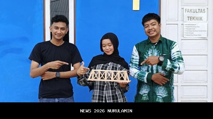 Fokus Struktur, Mahasiswa Sapta Mandiri Raih Juara I Kompetisi Balsa Bridge