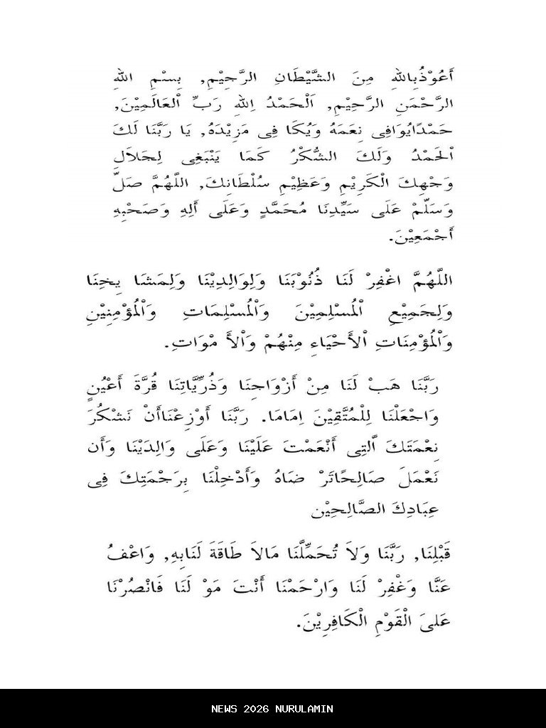 Doa Saat Hadapi Masalah dalam Bahasa Arab dan Terjemahan