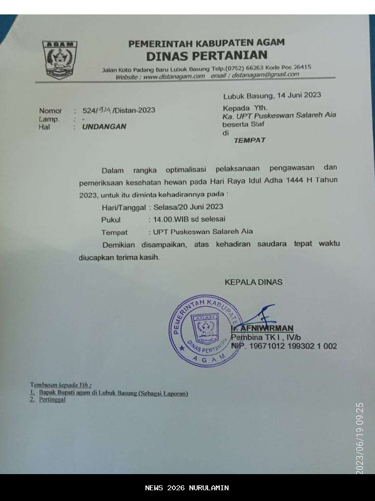 Panen Perdana SPM di Salareh Aia Utara Agam Capai 8,1 Ton per Hektar