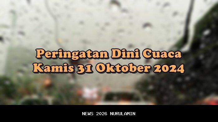 Prakiraan Cuaca Kalsel 27 Oktober 2025: 13 Wilayah Berpotensi Hujan