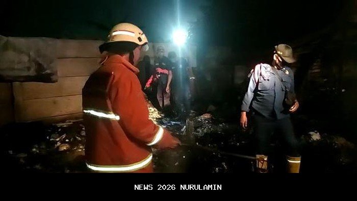 Kebakaran Bandar Lampung Tewaskan Kakek Raji Akibat Sengatan Listrik