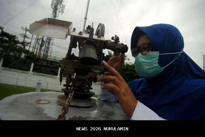 Potensi Hujan Petir, Hujan Ringan, dan Berawan di Wilayah Sultra, 12 November 2025