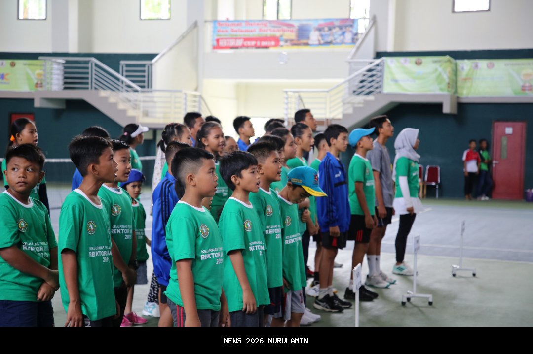 Turnamen Tenis Rektor Untad Cup II Dimulai, Rebutkan Hadiah Rp110 Juta