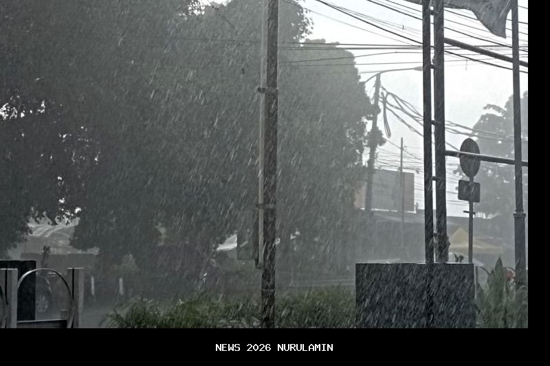 Peringatan Cuaca Ekstrem: Hujan Lebat dan Angin Kencang Hari Ini