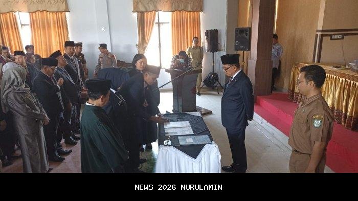 Daftar 14 Pejabat Eselon II Pemkab Karo yang Dilantik Bupati