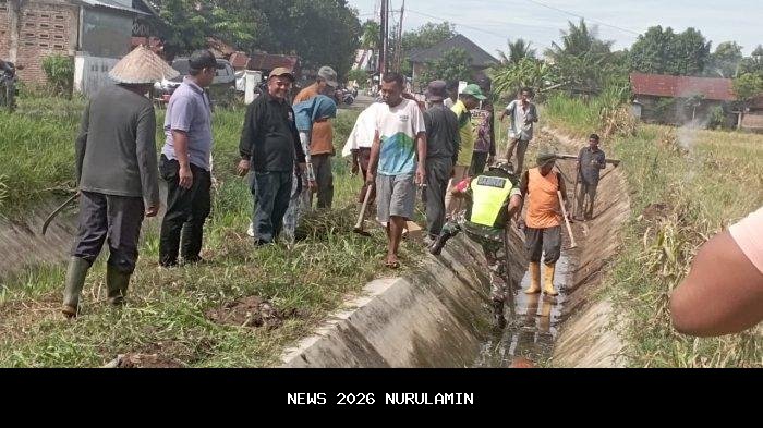 Petani Bireuen Berharap Saluran Irigasi Dibeton untuk Air Lancar ke Sawah