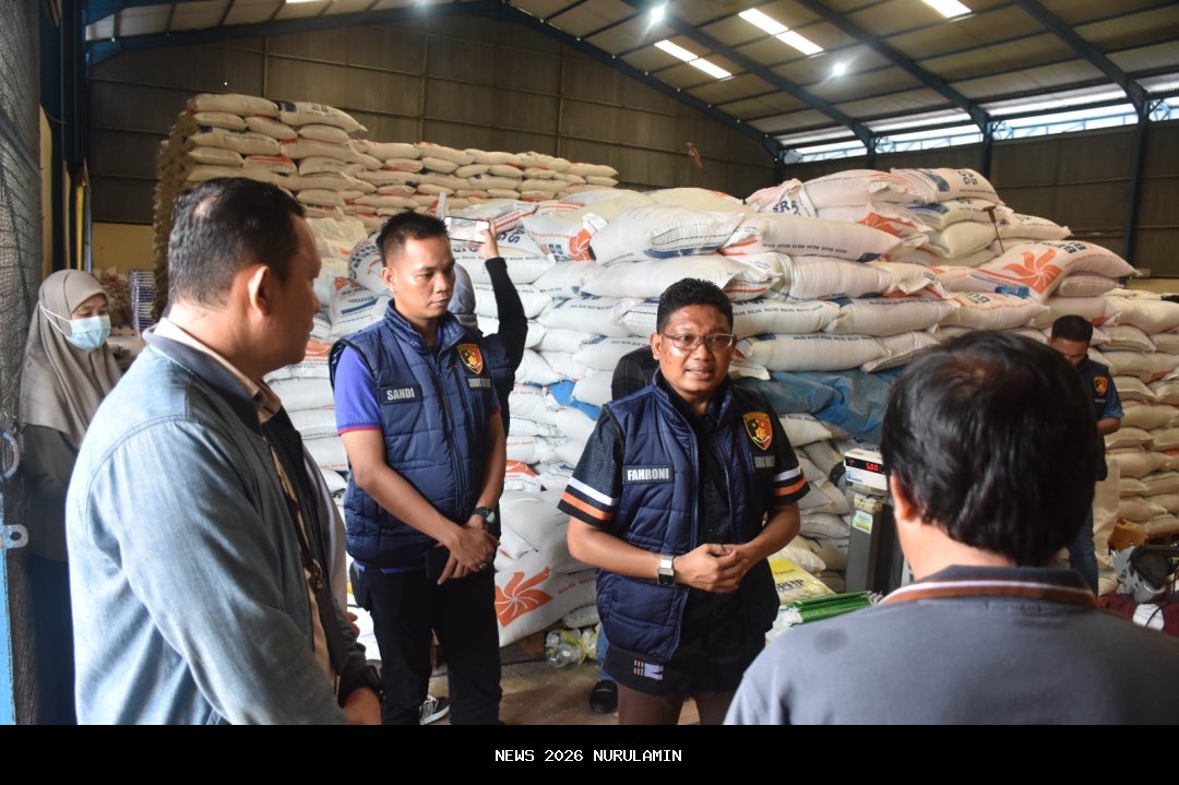 Satgas Pangan Polda Kalbar Temukan Harga Beras Melebihi HET di Pasar