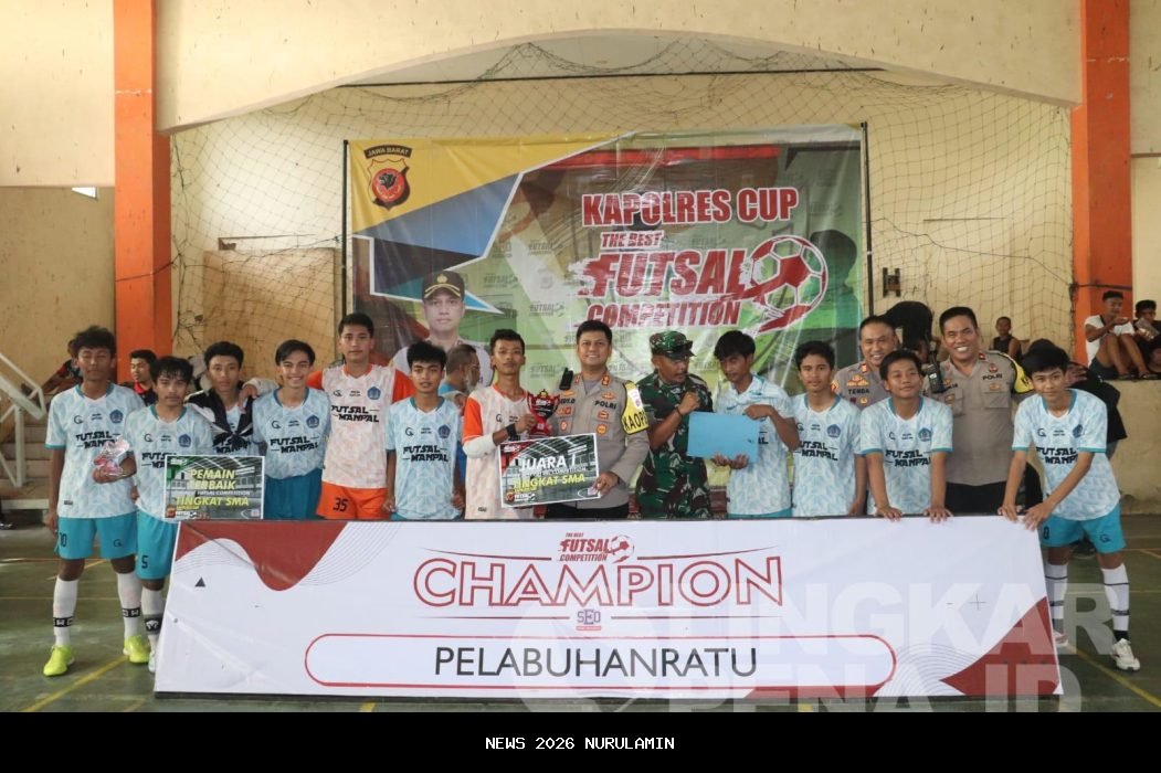 SMA Negeri 1 Pare Juara Futsal Kapolres Kediri Cup 2025 Usai Kalahkan SMKN 1 Ngasem 3-2