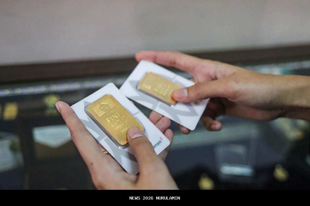Rekor Harga Emas! Antam Rp2,234 Juta per Gram