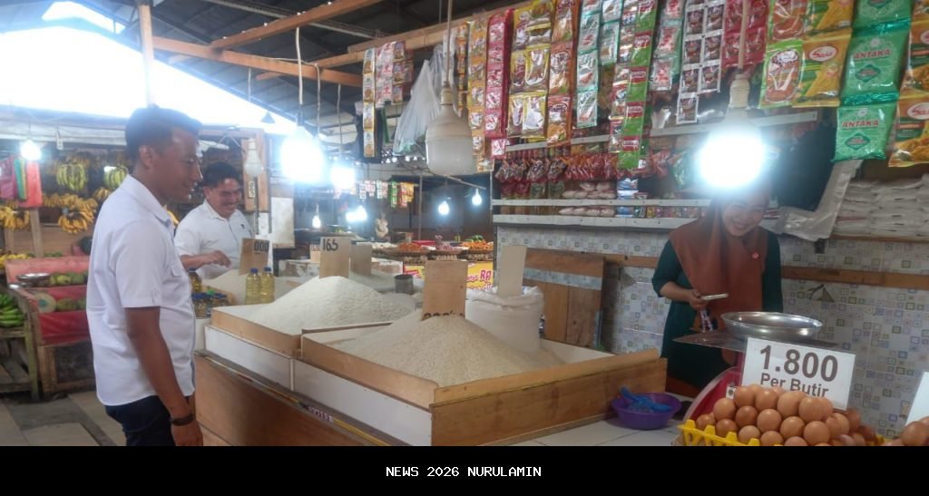 Polres Sigi Pantau Harga Beras di Kios Kalukubula