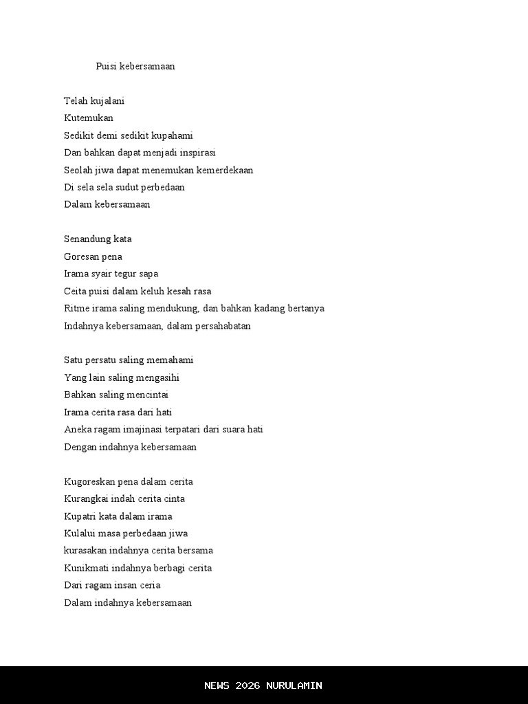 Keyakinan di Hati - Puisi Kevin Kurniawan - Semarang