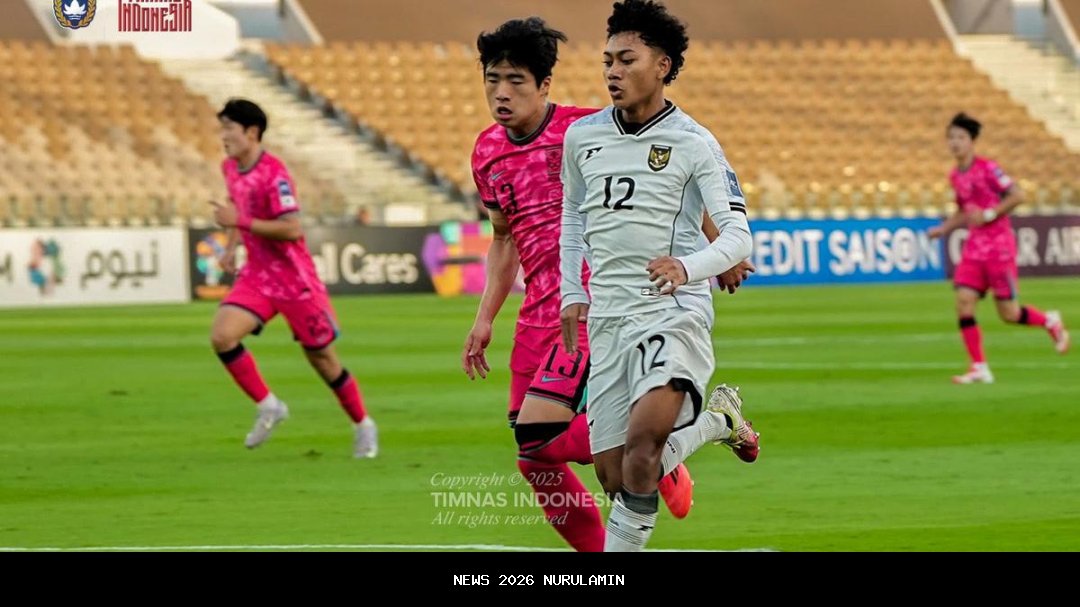 Hasil Babak Pertama Timnas Indonesia U17 vs Brasil U17 Piala Dunia U17 2025, Garuda Muda Tumbang