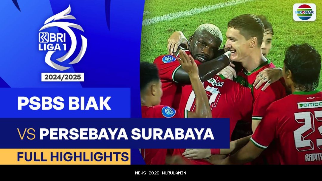Laga Dramatis PSBS Biak vs Persebaya Berakhir Imbang, Ernando Ari Jadi Pahlawan