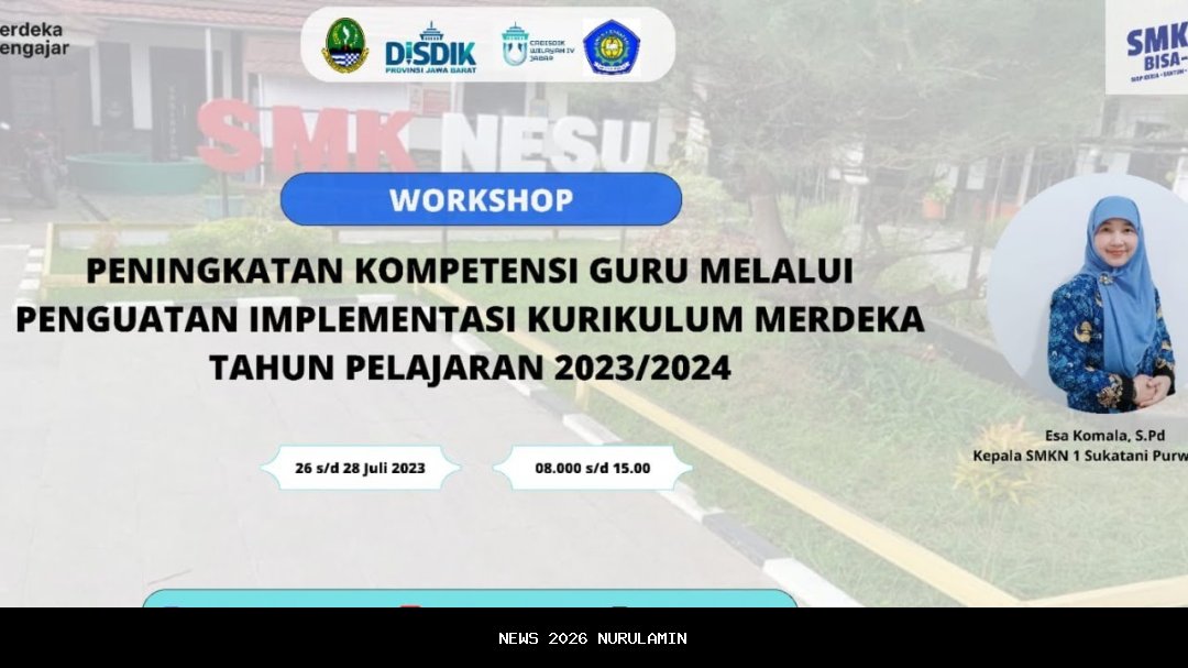 Tingkatkan Kemampuan Guru, MKKS Swasta Kabupaten Tegal Adakan Workshop Kurikulum Merdeka