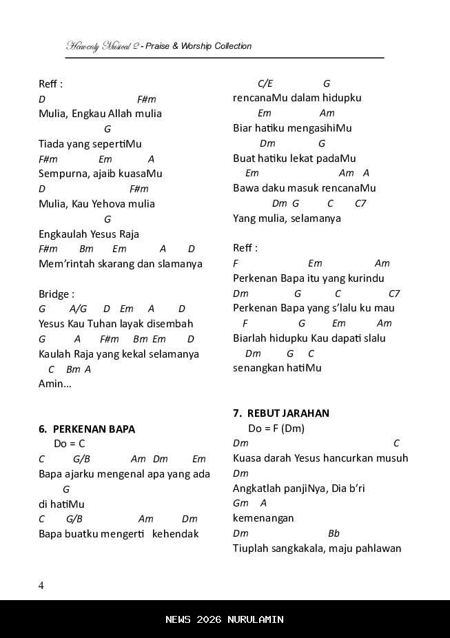 Kunci Gitar dan Lirik Lagu Rohani Bapa yang Kekal, Mudah Dimainkan