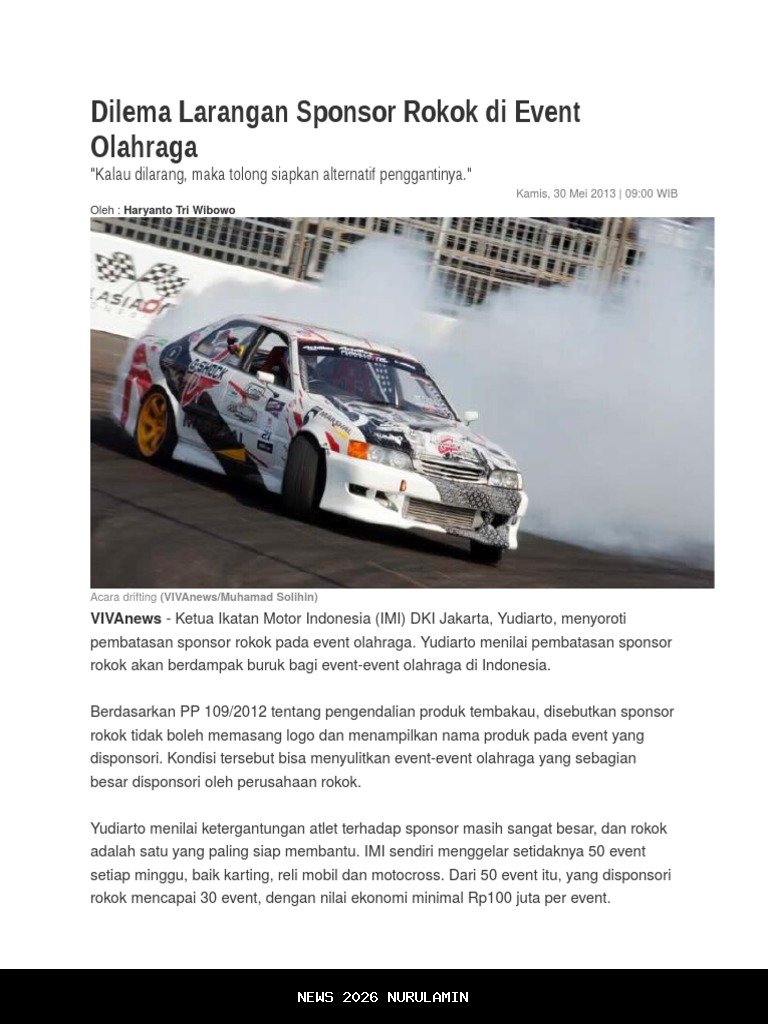 APMI: Larangan Sponsor Rokok Ancam Industri Musik