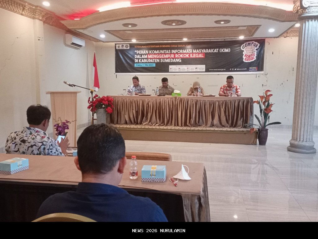 Diskominfosanditik Sumedang dan Bea Cukai Bandung Gelar Sosialisasi Cukai untuk Pengelola Media Sosial