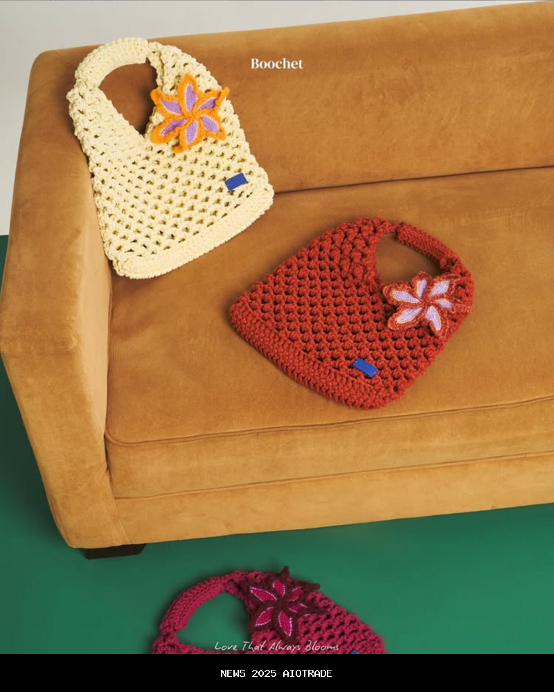 Tas crocheted menggemaskan untuk tampilan stylish