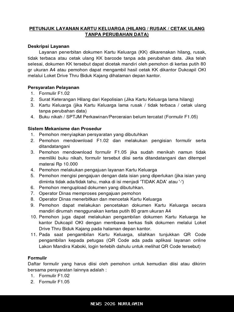 Warga Masih Pilih Pengurusan Manual Meski Ada Layanan Online