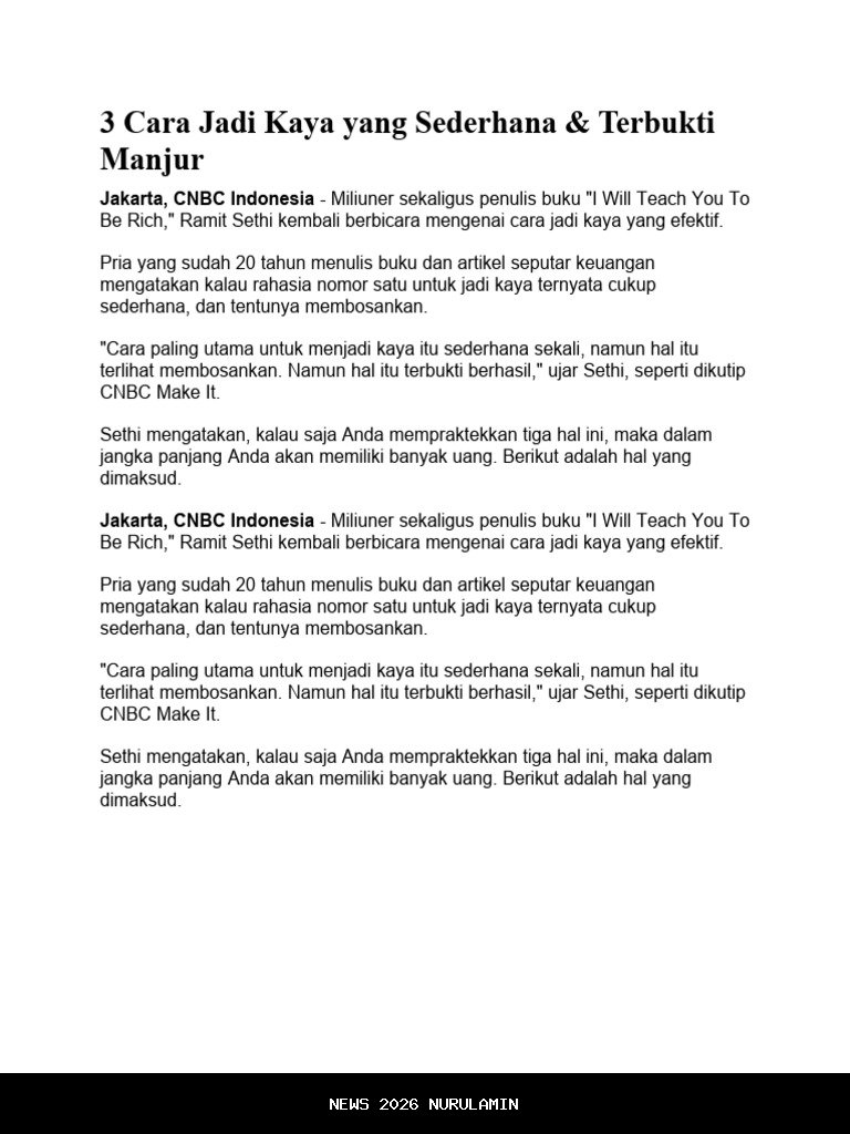 5 strategi sederhana untuk jadi kaya muda, kurangi utang, dan investasi secara konsisten