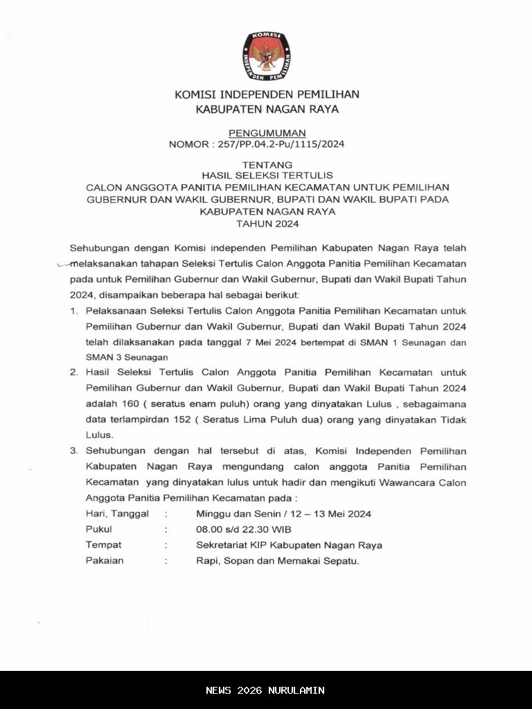 245.217 PENDAFTAR! Cek Hasil Seleksi PLN 2025, Siapa Saja yang Lolos?
