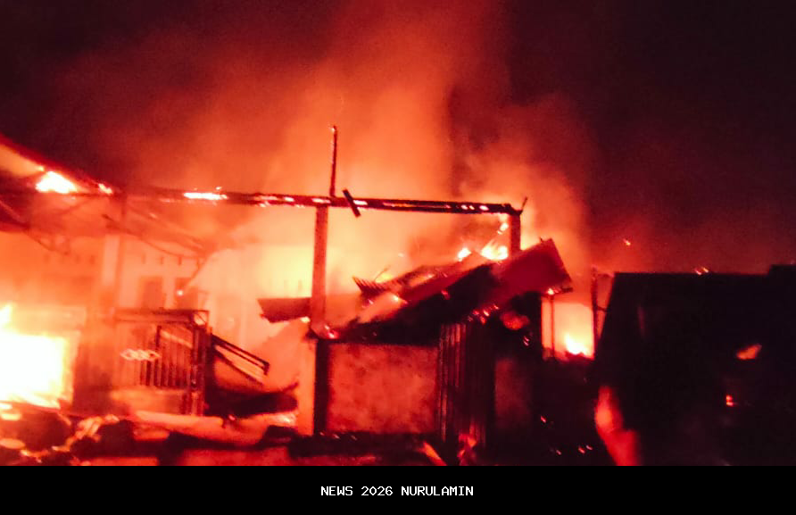 Enam rumah terbakar di Dulalowo, dua ludes dan 16 KK terdampak