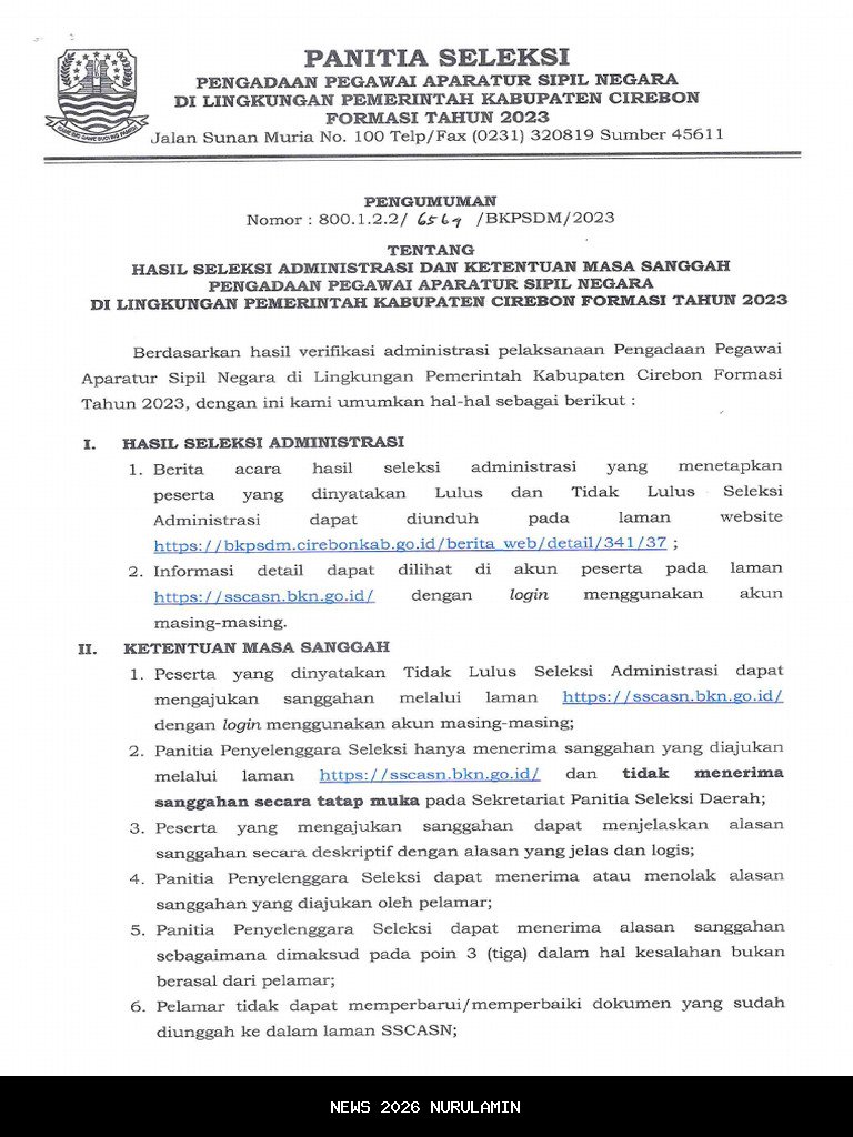 Selamat! Pengumuman Hasil Administrasi PLN 2025, Cek Nama Lolos Tes Akademis di rekrutmen.pln.co.id