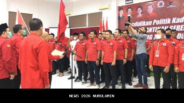 Rudianto Tjen Lantik Didit Srigusjaya sebagai Ketua DPD PDIP Babel di Hadiri Yasonna Laoly