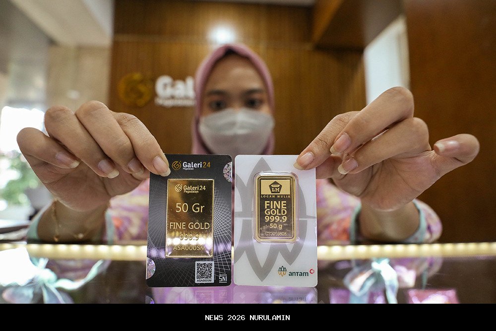 Harga Emas di Pegadaian Jumat 24 Oktober 2024: UBS dan Galeri 24 Melemah, Antam Menguat