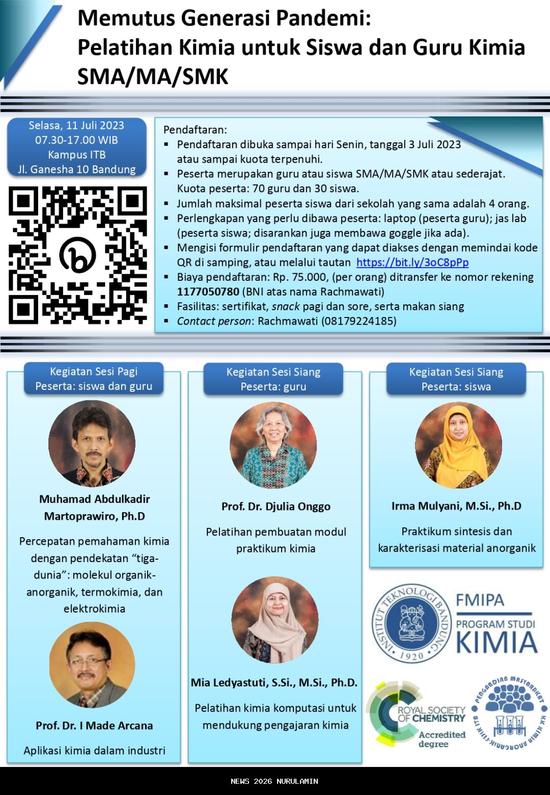 Gaji Rp8,25 Juta! Cari Guru Kimia SMA untuk Study Club