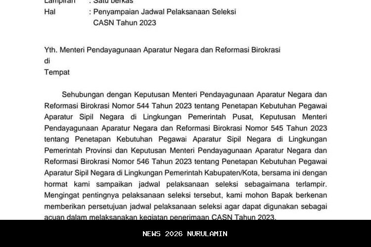 Rekrutmen PPPK Afirmasi Berakhir 2025, Seleksi CASN Tahun Depan Kembali Normal