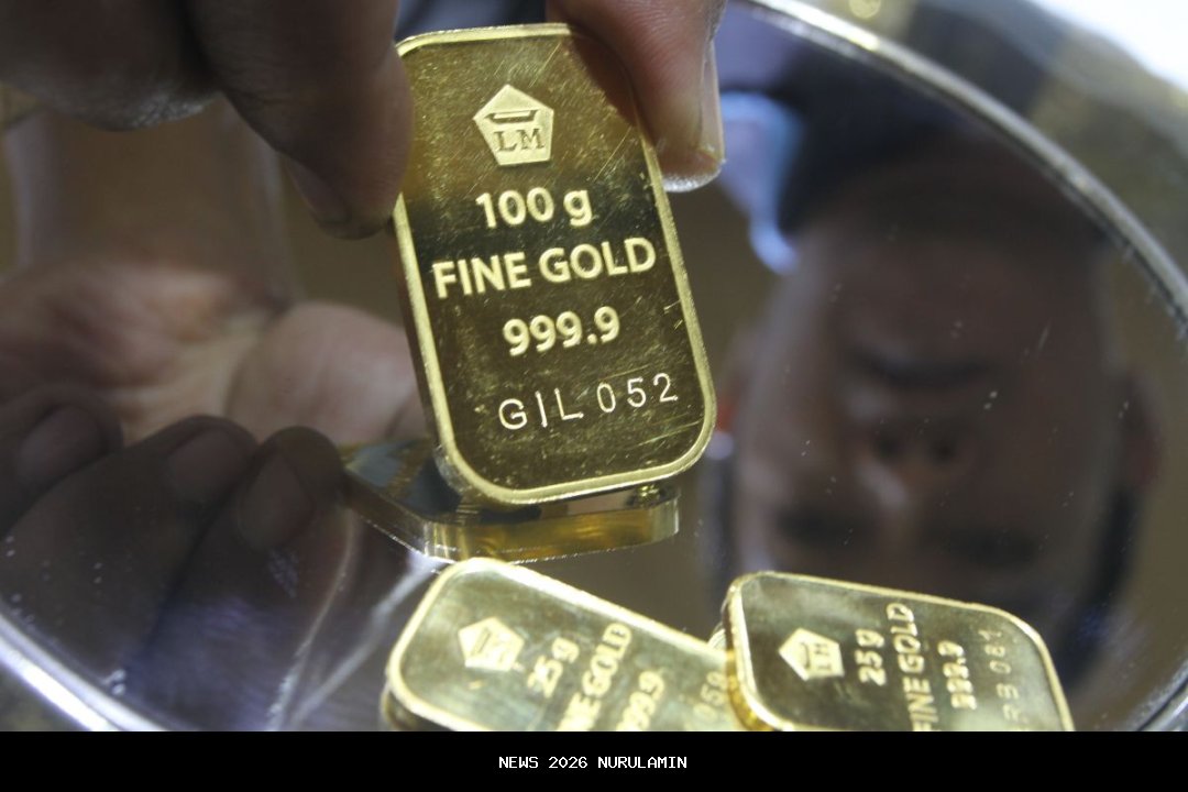 Harga Emas Hari Ini: Antam Naik Rp2,485.000 per Gram